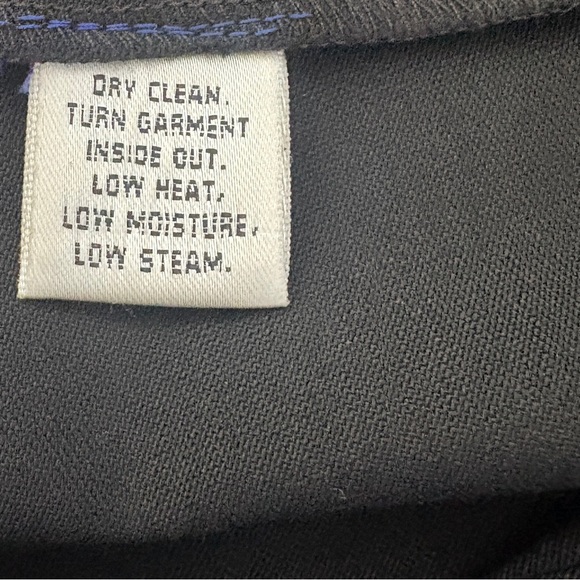 St. John Caviar Black Trouser Pants Size 12 Career - Picture 7 of 7